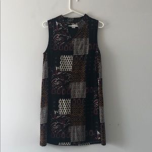 Simons patterned dress